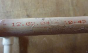 Date de fabrication du Tube PVC diam 14